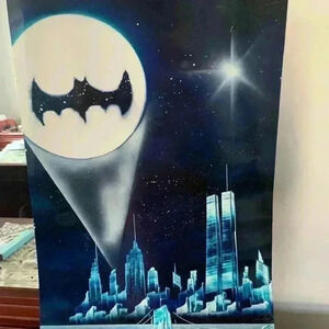 Vintage  New-York painting